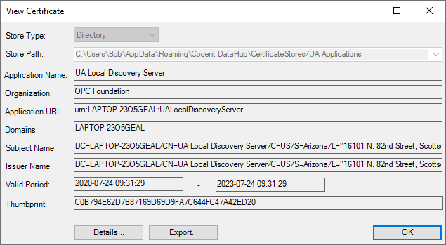 DataHub-UA-Certificate-Viewer-Generator