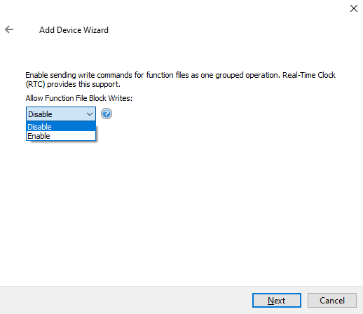 Screenshot AB DF1 Serial Function File Block Writes