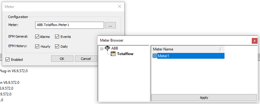 Screenshot - Browsing and Adding a Gas Meter to TOP Server EFM Poll Group